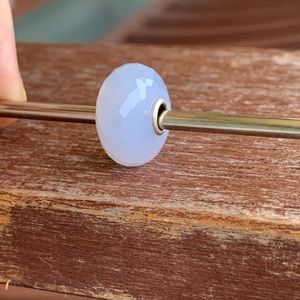 Faceted Chalcedony Trollbeads